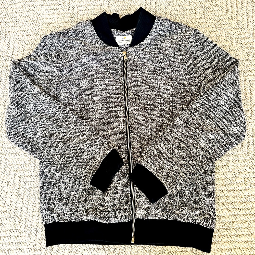 Marine Layer Boucle Bomber sz L